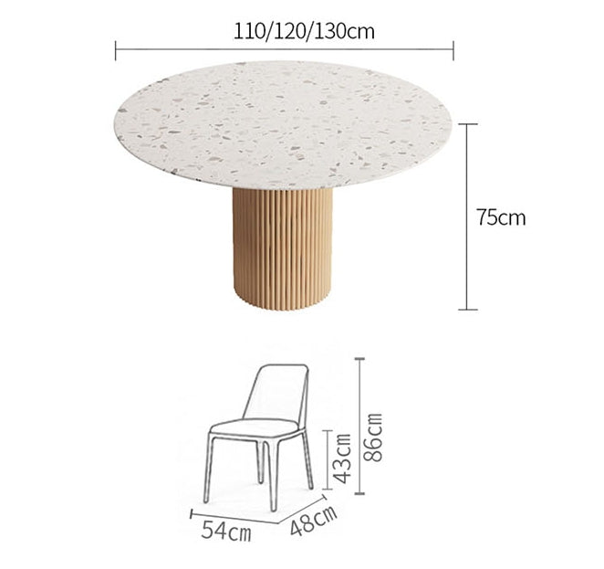 Sienna Dining Chair, White-Weilai Concept