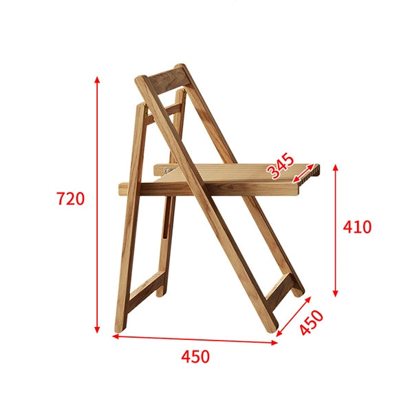 Enos Folding Dining Table, Oak-Weilai Concept