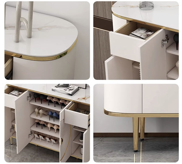 Mila Shoe Storage, White-Weilai Concept