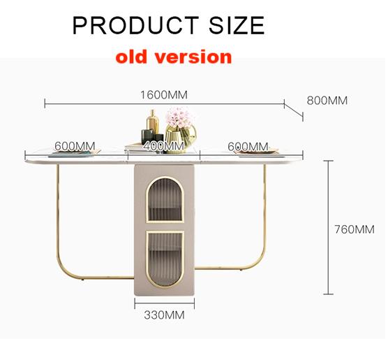 Weilai Concept Signature Folding Dining Table, White-Weilai Concept
