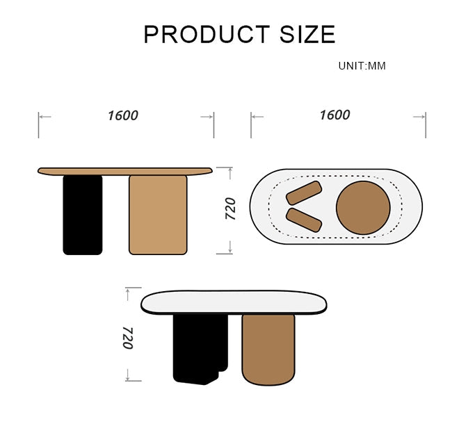 Southbridge Dining Table, Terrazzo-Weilai Concept