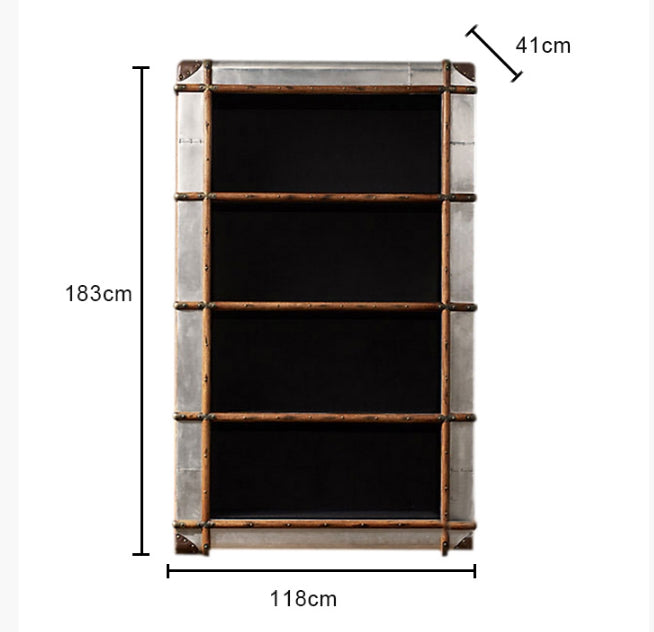 AF55 Aviator Bookcase, Loft Style-Weilai Concept