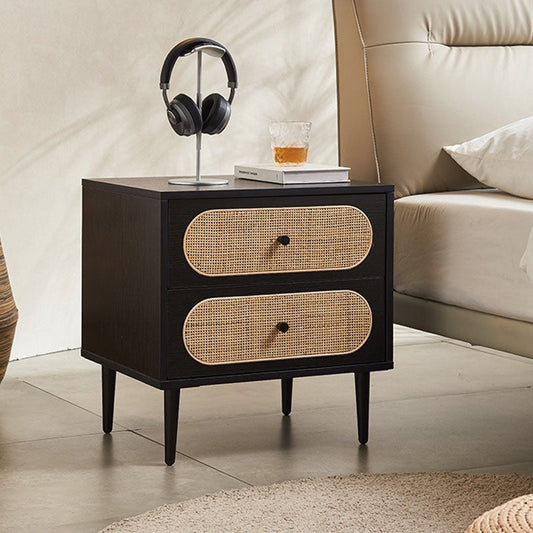 Matthew Bedside Table, Rattan-Weilai Concept