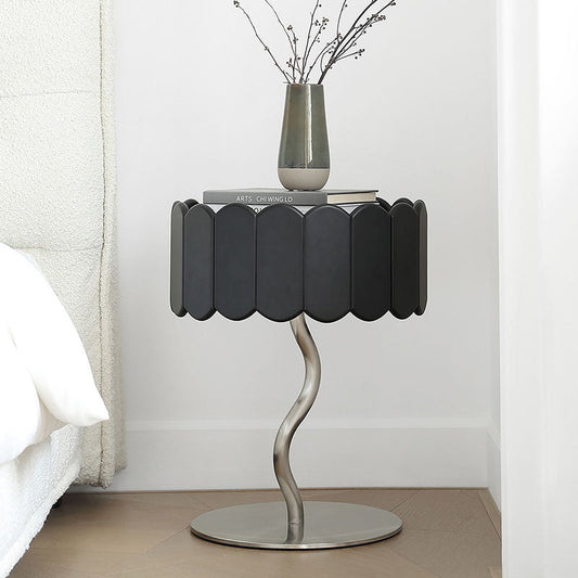 Sinclair Bedside Table, Black-Weilai Concept