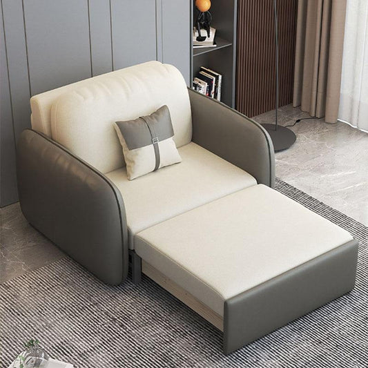 Caio Two Seater Sofa Bed, Single Sofa Bed, Leathaire | Weilai Concept