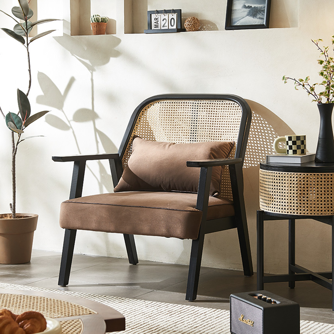 Morris Casual Rattan Armchair-Weilai Concept