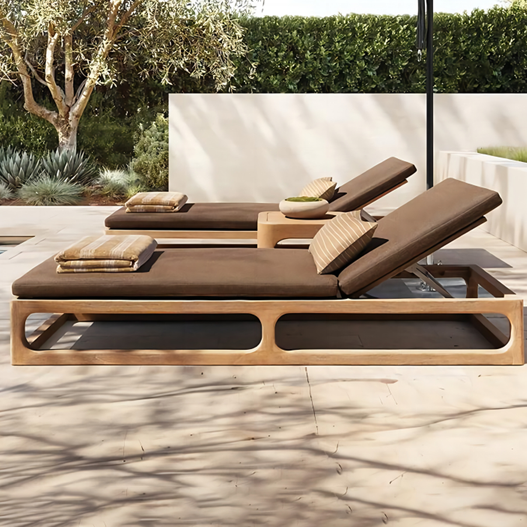 Marina Reclining Outdoor Sun Lounger, Daybed-Weilai Concept