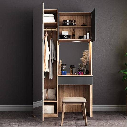 Aviral Dressing Table With Wardrobe | Weilai Concept