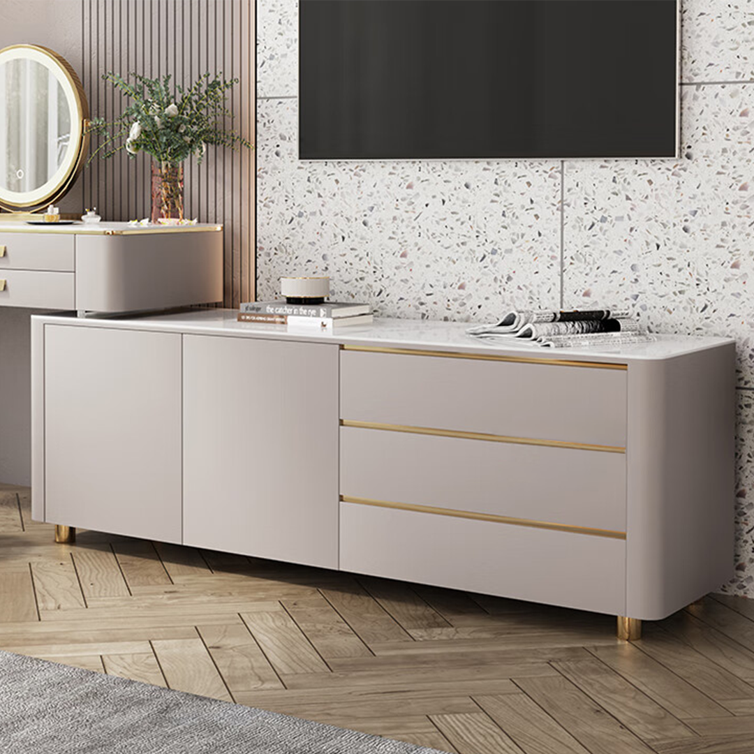 Leonidas Dressing Table With Sideboard-Weilai Concept