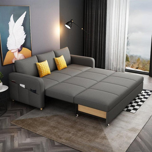 Gabriel Linen Two Seater Sofa Bed | Rocco Vesta