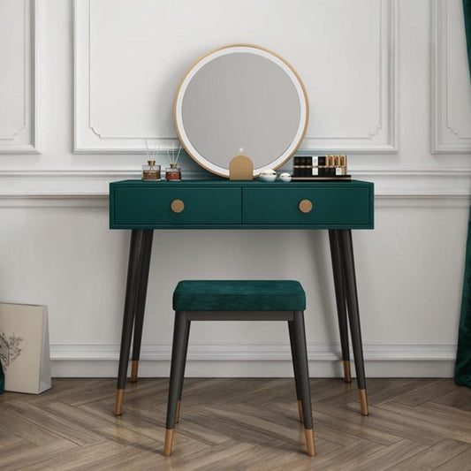 Aditya Dressing Table LED Mirror & Stool | Rocco Vesta