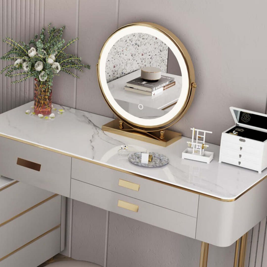 Leonidas Dressing Table With Sideboard-Weilai Concept