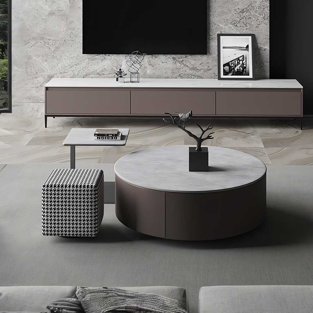 Alvis Stone Coffee Table Set | Rocco Vesta