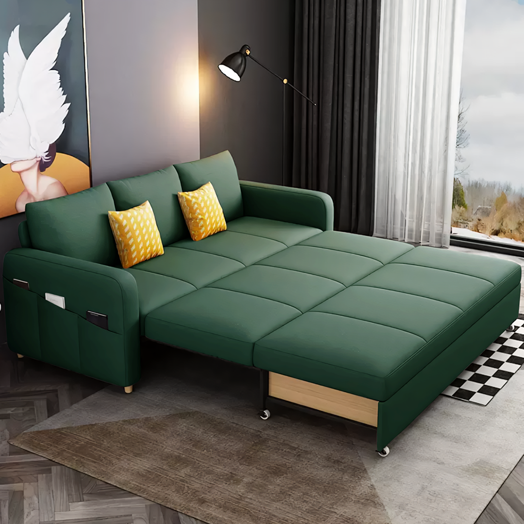 Gabriel Linen Two Seater Sofa Bed | Rocco Vesta