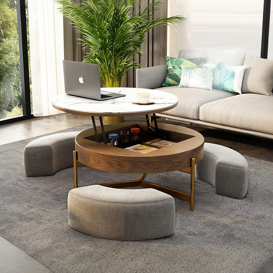 Josiah Round Lift Coffee Table | Rocco Vesta