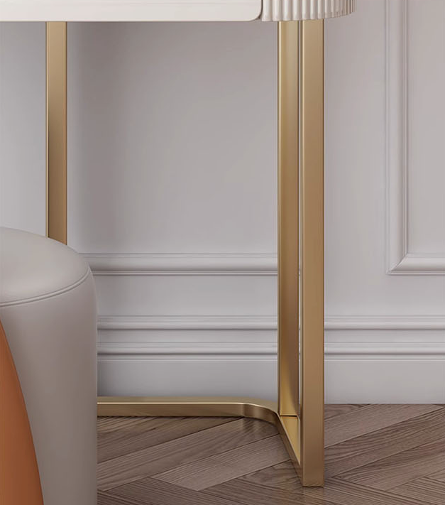 Hines Cream Dressing Table with Mirror | Rocco Vesta