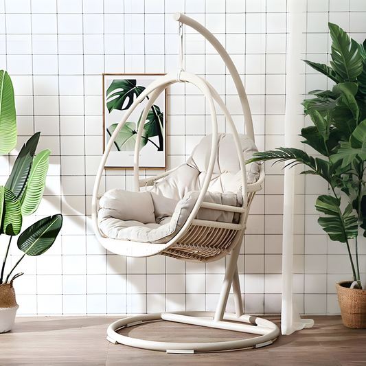 White Rattan Hammock Swing Chair | Rocco Vesta