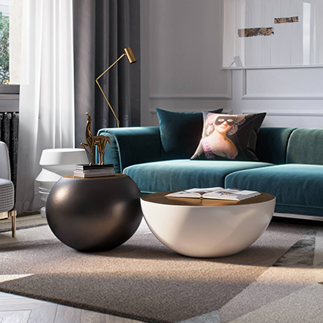 Carlton Double Nesting Coffee Table Set | Rocco Vesta