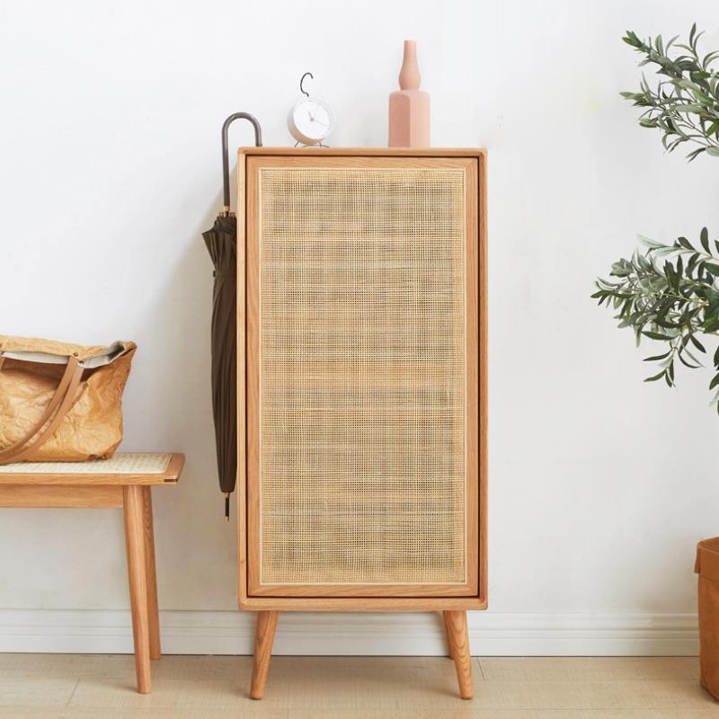 Cane Rattan Shoe Storage, Oak | Weilai Concept