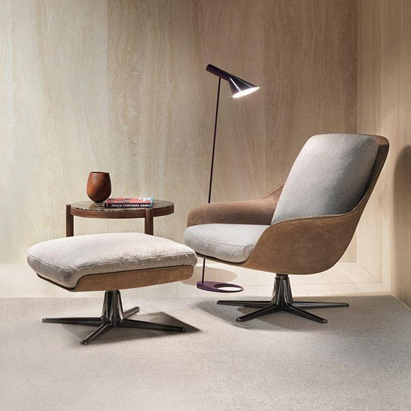 Herton Lounge Chair And Ottoman, Armchair-Weilai Concept