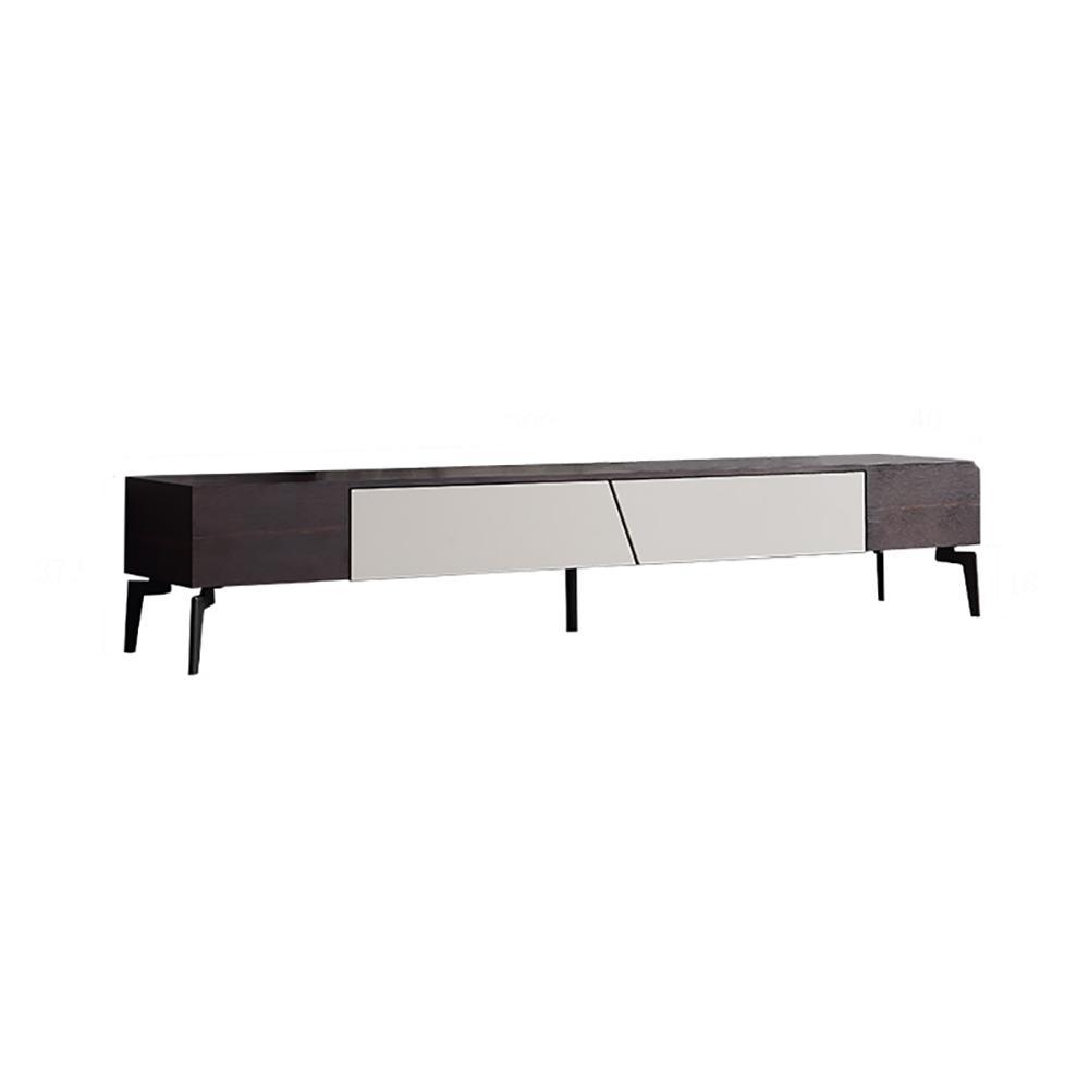 GR43 TV Stand, Grey & Rosewood | Weilai Concept