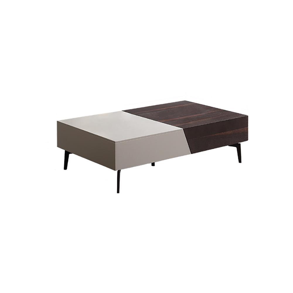 GR43 TV Stand, Grey & Rosewood | Weilai Concept