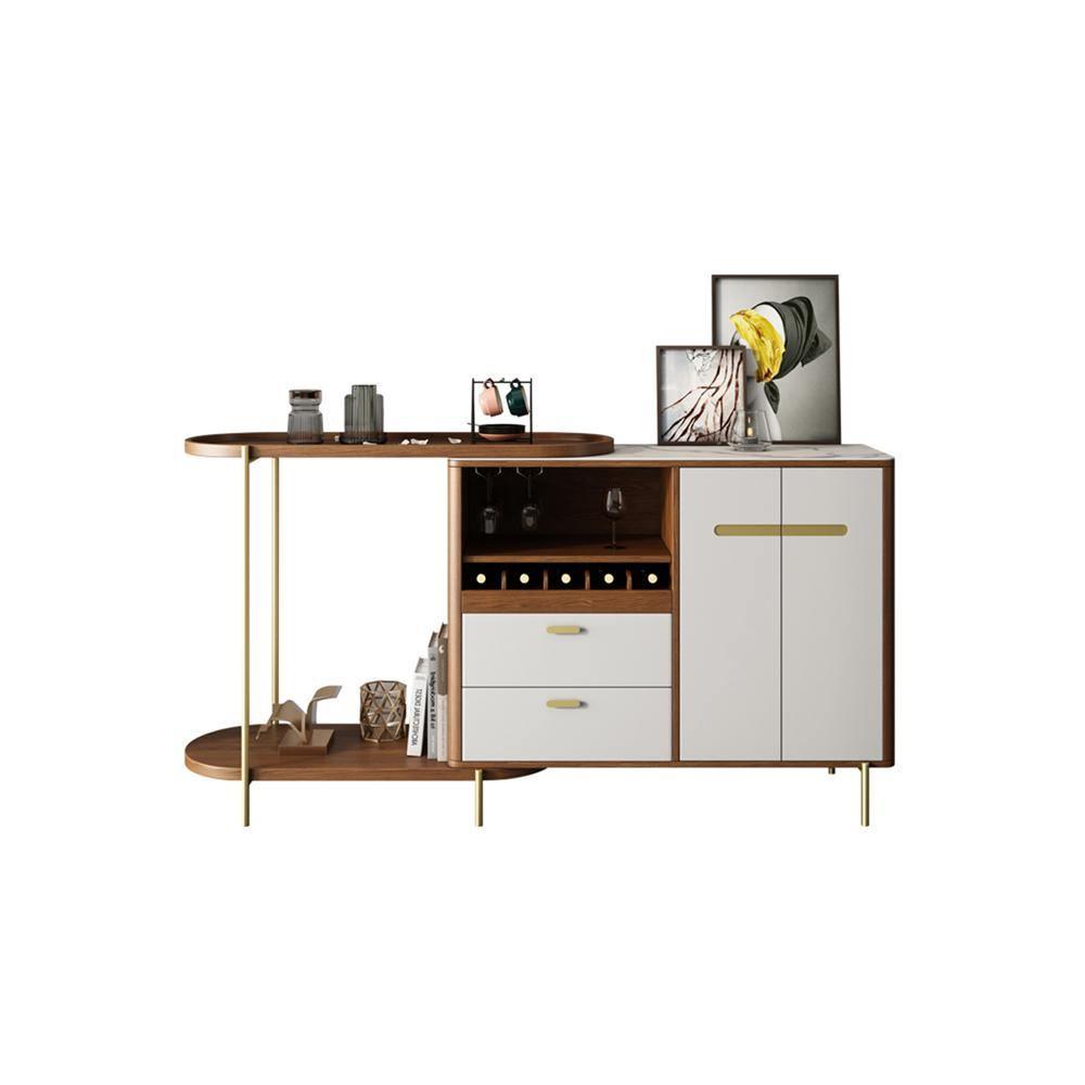 Lucey Foldable Sideboard, Walnut | Weilai Concept