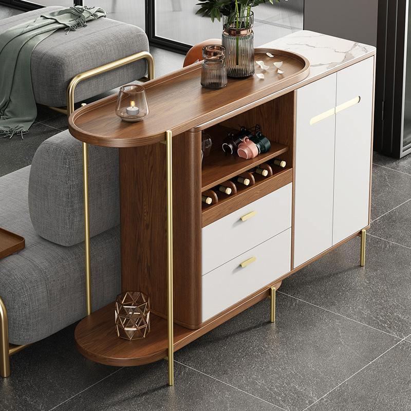 Lucey Foldable Sideboard, Walnut | Weilai Concept