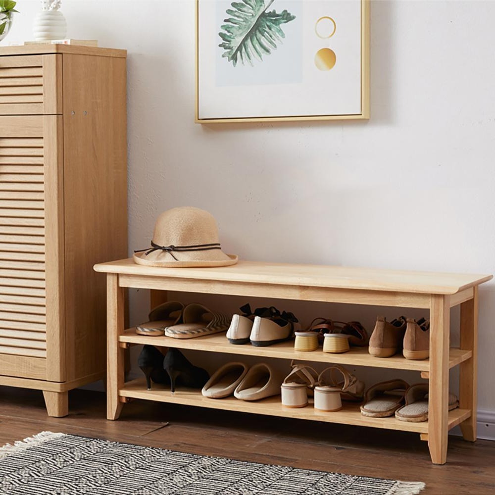 S1412 Shoe Storage, Oak | Weilai Concept