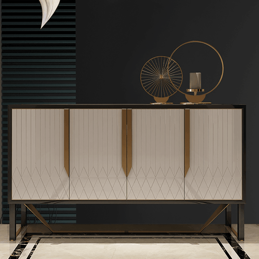 S912 Sideboard, Khaki & Gold | Weilai Concept