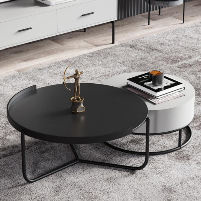 Teddy Nesting Coffee Table, Black And Grey | Weilai Concept