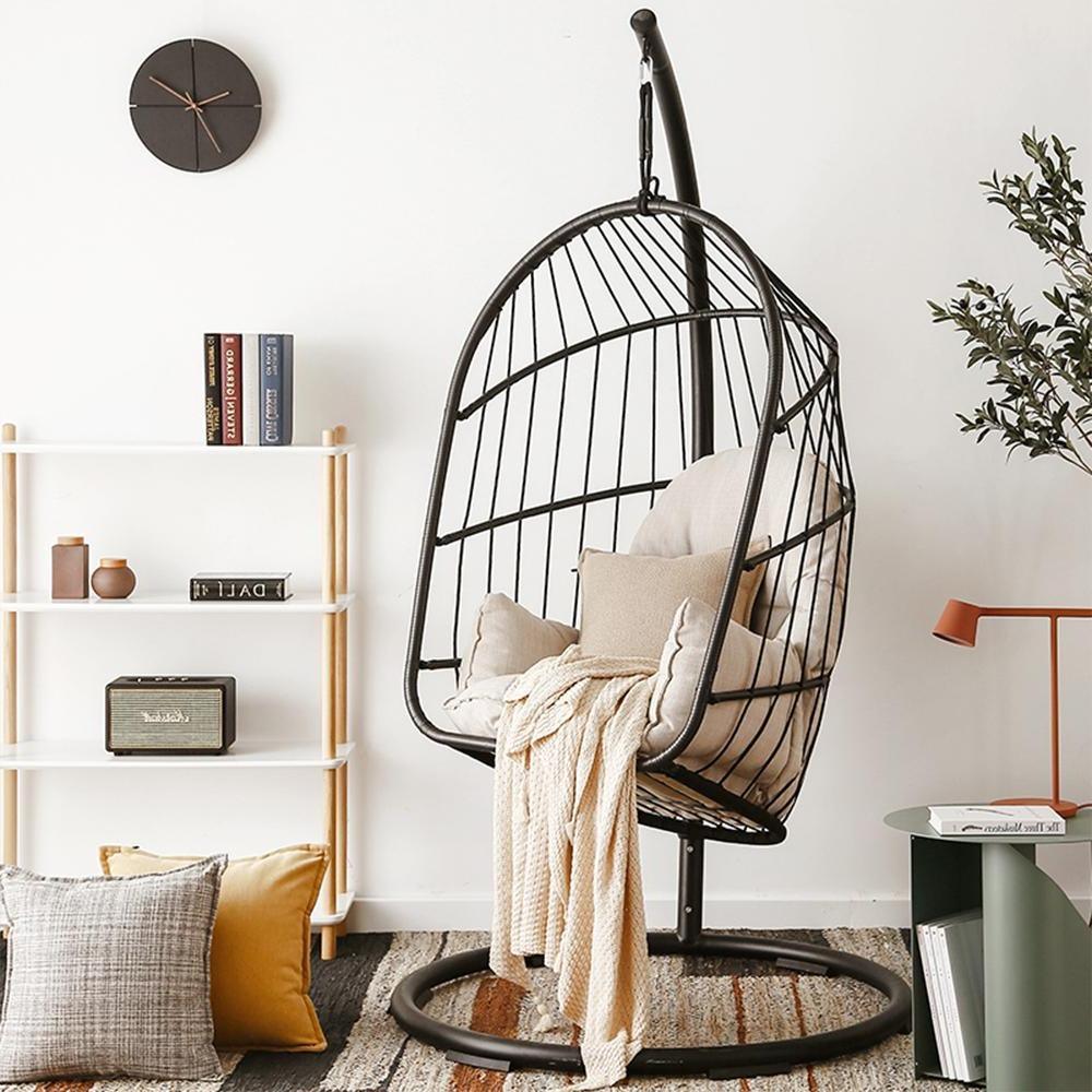 The CAGE Rattan Hanging Chair, Indoor/ Outdoor Furniture | Weilai Concept